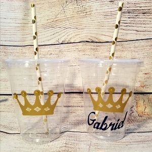 Royal Baby Prince Personalized Baby Shower Cups